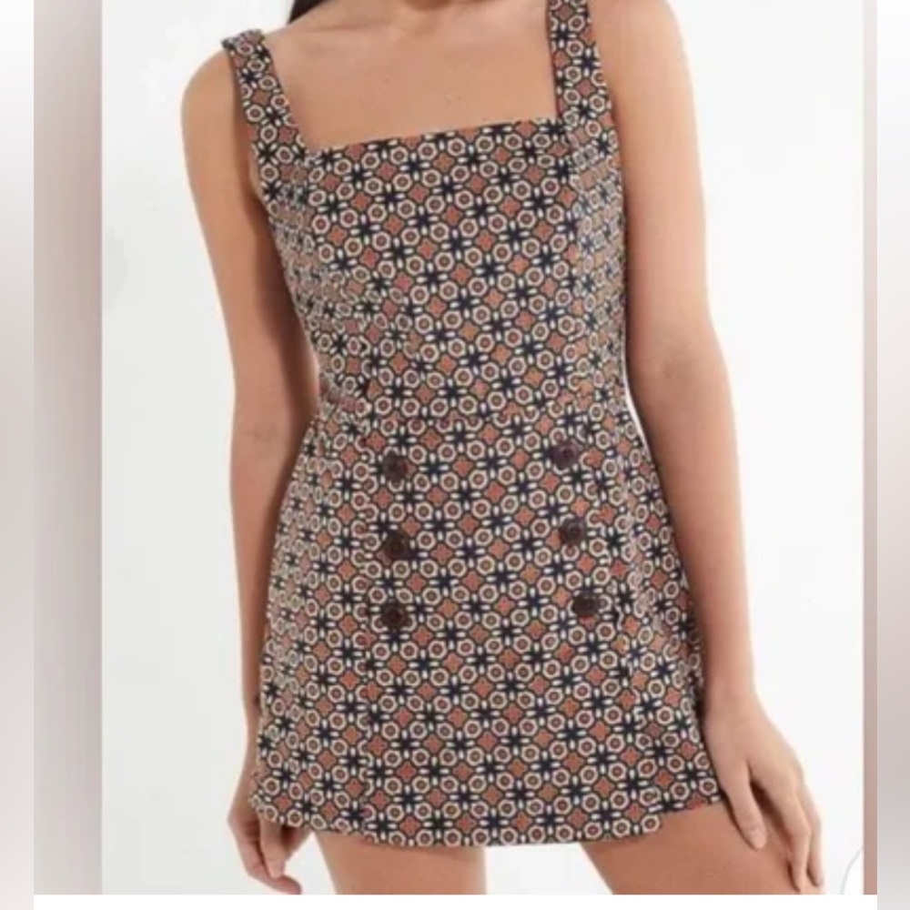 Urban outfitters cord romper